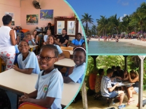 Nyitottan a világra - kurzus angol nyelven litván tanárnővel a francia Guadeloupe szigetén